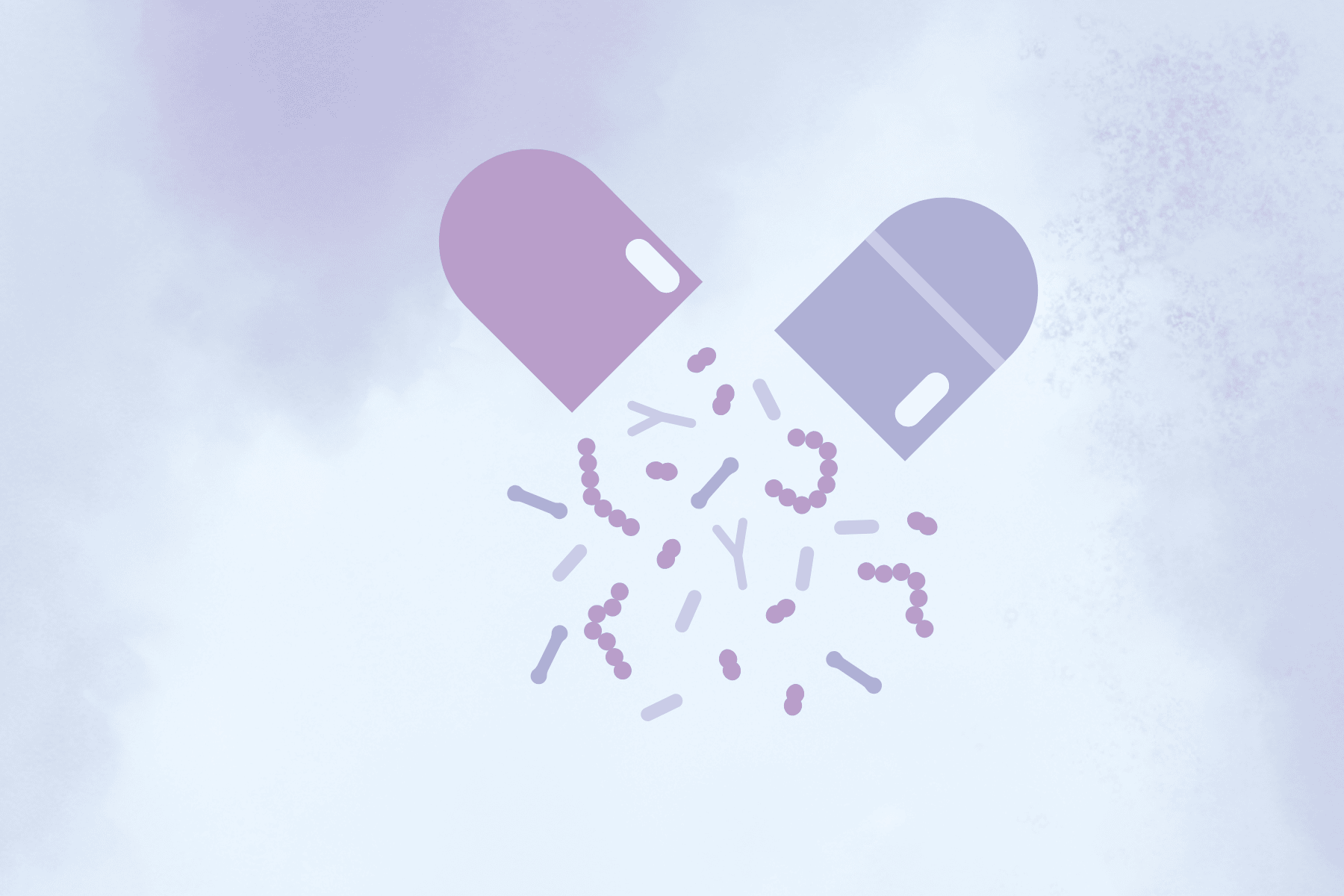04 Illustration Bacteria Pill Breakdown