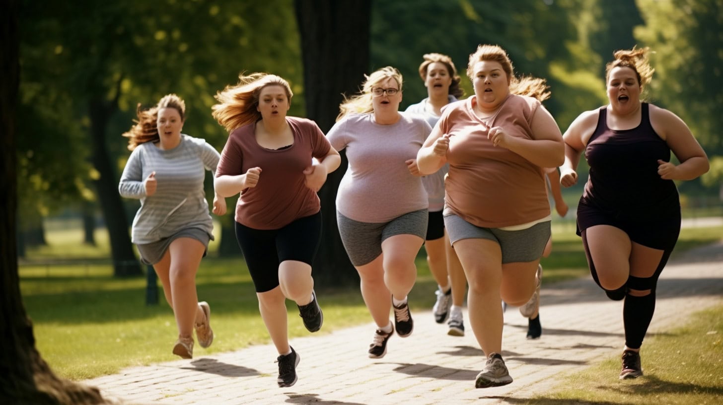 Cc4863 Chubby People Doing Sports In The Park Diet Losing Weigh 0af60d56 8c09 47bf 9b82 2990981ce0cc