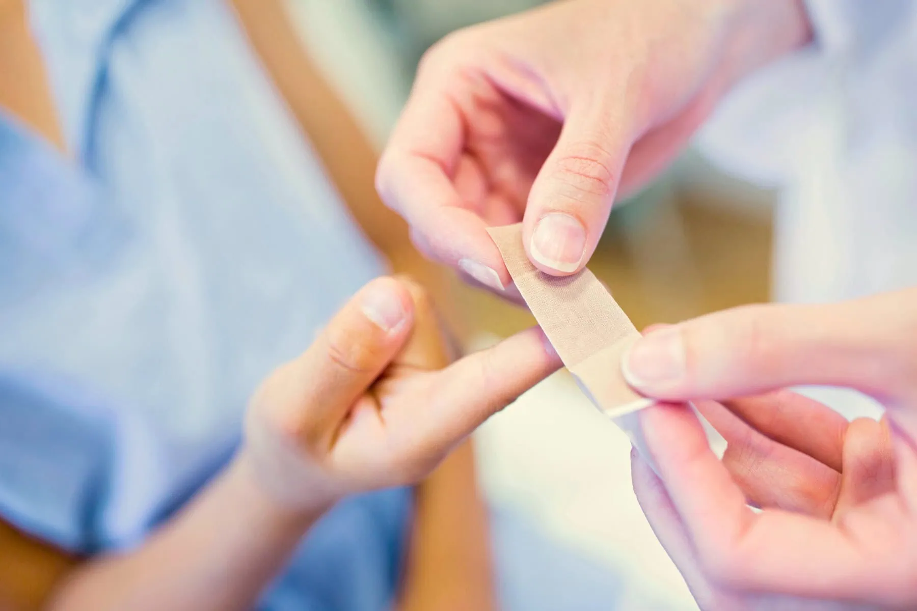 Hand Pflaster Finger