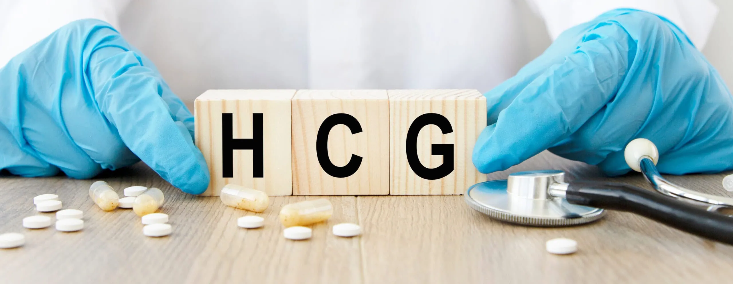 Hcg,the,word,on,wooden,cubes,,cubes,stand,on,a